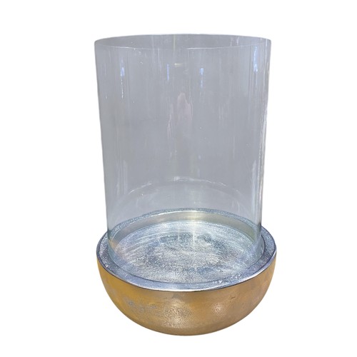 Msl glass hurricane candle - glass,