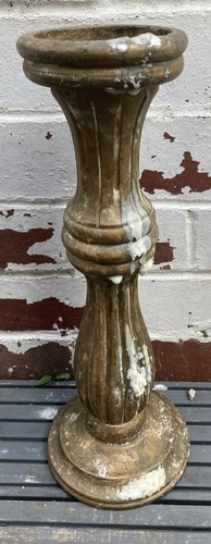 Rustic pillar candle holder - pillar,
