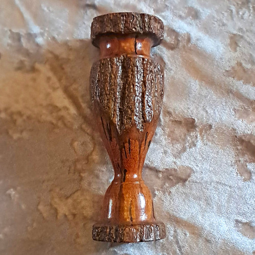 Rustic round wooden - rustic, taper