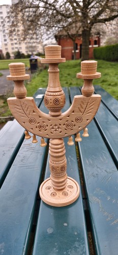 Hand carved wooden - carved,