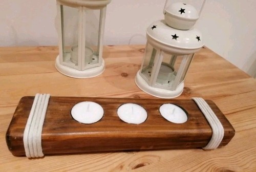 Bespoke wooden tea light - bespoke,