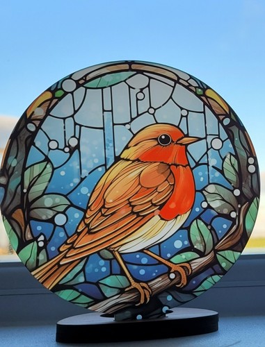 Christmas robin tealight - christmas,