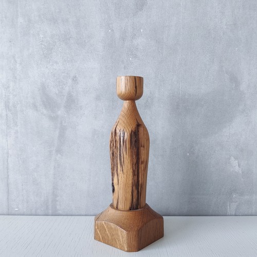 Vintage turned spalted oak