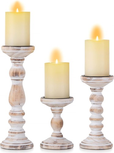 Candle holder for pillar - candle,