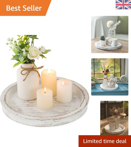 Rustic white wooden - rustic, candle