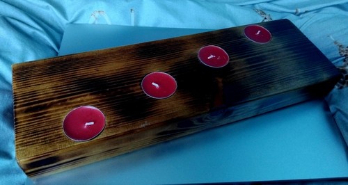 Handmade reclaimed wood chunky - wood,