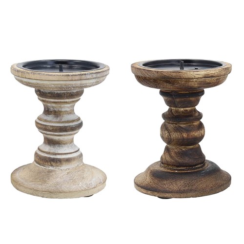 Candle holder assorted design - candle,
