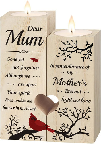 Mum memorial candle holder - memorial,