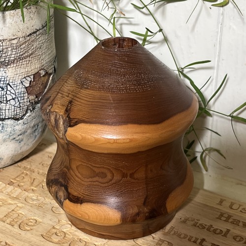 Rustic hand turned wooden - hand,